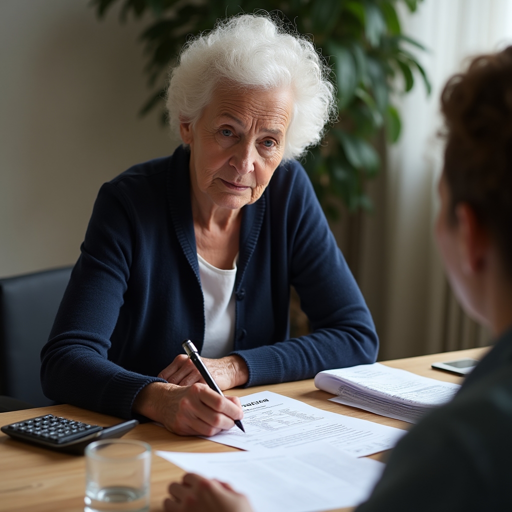 Participant mapping income and expenses in session one